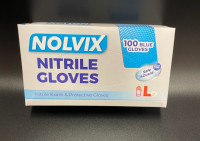 Nitrilové rukavice jednorázové - L